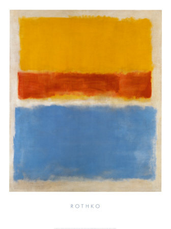 Untitled Yellow Red Blue Rothko Print